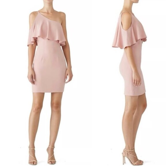 Dress the Population Dresses & Skirts - DTP Dress the Population One Shoulder Mini Dress Evening Glam Sz S NWOT